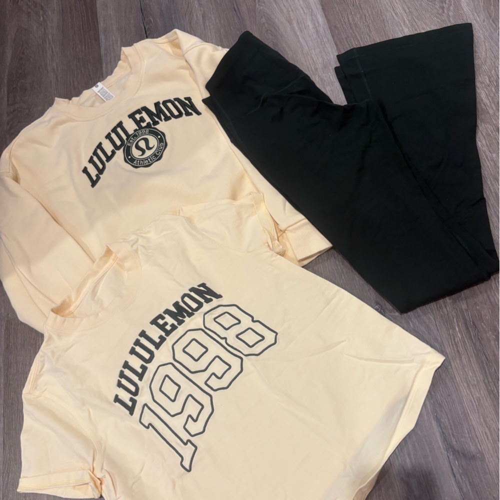 lululemon 3 peice set lulu lemon